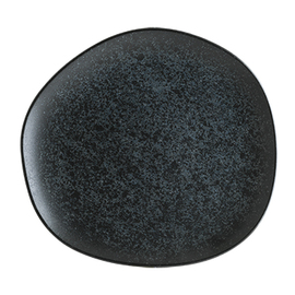Teller flach ENVISIO VESPER Vago Porzellan schwarz oval | 290 mm x 270 mm Produktbild