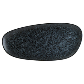 Platte ENVISIO VESPER Vago Porzellan schwarz oval | 370 mm x 170 mm Produktbild