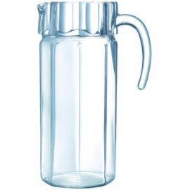 Glaskrug Octime, 2 Liter, Ø von Kante zu Kante  115 mm und Ø von Ecke zu Ecke  106mm, Ø mit  Henkel 170 mm, H 267 mm Produktbild