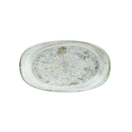 Platte ENVISIO ODETTE OLIVE Gourmet oval Porzellan 190 mm x 110 mm Produktbild