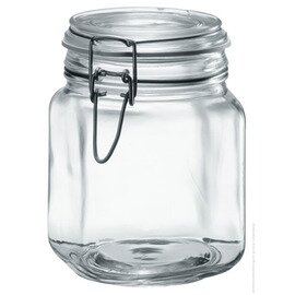 RESTPOSTEN | Einmachglas 1000 PRIMIZIE ERMETICO | 1000 ml H 157 mm • Bügelverschluss | Gummiring Produktbild