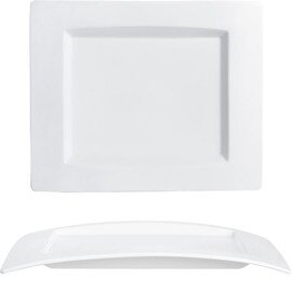 RESTPOSTEN | Teller, flach, "MERA UNI WEISS", 280 x 230 mm, H 25 mm Produktbild