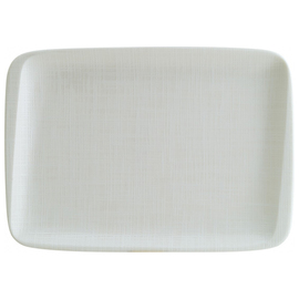 Platte IKAT WHITE Moove Porzellan rechteckig | 230 mm x 165 mm Produktbild