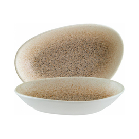 Platte tief LUCA SALMON Vago 130 mm Porzellan oval | 150 mm x 102 mm Produktbild