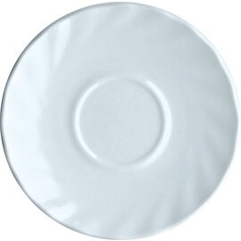 Restposten | Untertasse, Trianon weiß,  Ø 128 mm, Höhe 14,5 mm, Gewicht 135 g Produktbild