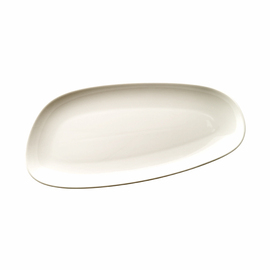 Platte VAGO CREAM oval Porzellan Ø 360 mm Produktbild