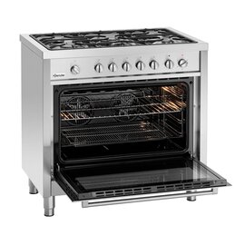 Gasherd 5 FL EBO-1 230 Volt 11,2 kW (Gas) 3,35 kW | Backofen Produktbild