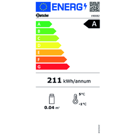 Milchkühlschrank KV8, 1L schwarz 8,1 ltr | passend für 3 Tetra-Paks à 1 ltr | Umluftkühlung | Kompressorkühlung Produktbild 1 L