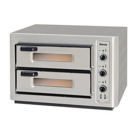 Pizzaofen NT 502  • 2 x 4 Pizzen Ø 25 cm  • 400 Volt Produktbild