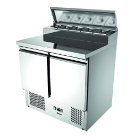 Vorbereitungskühltisch 900T2 204 Watt 260 ltr | 2 Volltüren Produktbild