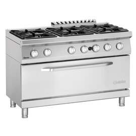 6 Flammen Gasherd 40,3 kW (Gas) | Backofen Produktbild