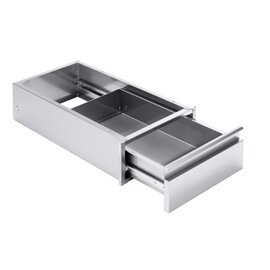 Schublade 1 x 1/1 GN, 65 mm tief, zum Einbau vor Ort, für Arbeitstische 600er und 700er Serie Produktbild
