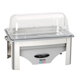 Chafing-Dish GN 1/1 COOL + HOT II Rolldeckel 230 Volt 700 Watt 9 ltr L 610 mm H 450 mm Produktbild