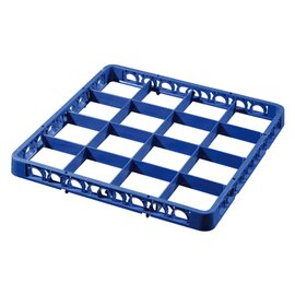 Spülkorbteiler dunkelblau 500 x 500 mm | 16 Fächer 111 x 111 mm  H 45 mm Produktbild