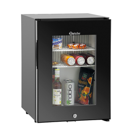 Minibar 34L-GL schwarz mit Glastür 34 ltr | Statische Kühlung Produktbild