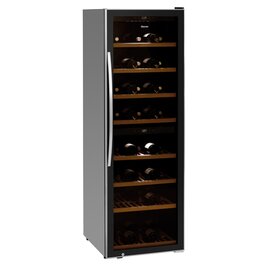 Weinkühlschrank 2Z 180 FL schwarz  | Glastür Produktbild