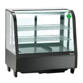 Kalte Theke Deli-Cool I schwarz 100 ltr 230 Volt | 2 Borde Produktbild