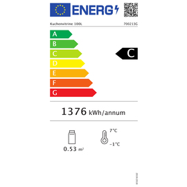 Kuchenvitrine 100 ltr 230 Volt | 4 Borde Produktbild 1 S