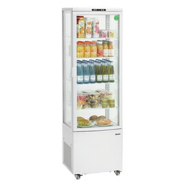 Kühlvitrine weiß 235 ltr 230 Volt | 4 Borde Produktbild