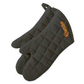 RESTPOSTEN | Topfhandschuhe kurz Baumwolle schwarz 1 Paar 320 mm Produktbild