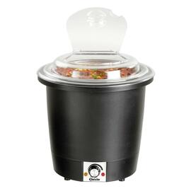 Suppentopf Scharnierdeckel transparenter Deckel 230 Volt 450 Watt 10 ltr  Ø 330 mm  H 380 mm Produktbild 3 S