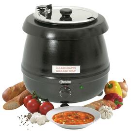Partytopf schwarz Scharnierdeckel 230 Volt 400 Watt  Ø 330 mm  H 360 mm Produktbild