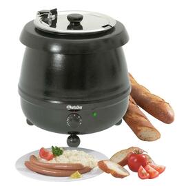 Partytopf schwarz Scharnierdeckel 230 Volt 400 Watt  Ø 330 mm  H 360 mm Produktbild 2 S