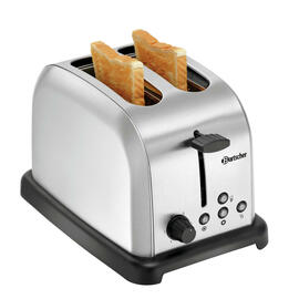 Toaster TBRB20 Edelstahl | 2-schlitzig inkl. 1 Brötchenaufsatz Produktbild
