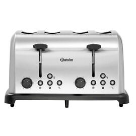 Toaster TBRB40 Edelstahl | 4-schlitzig inkl. 2 Brötchenaufsätze Produktbild 5 S