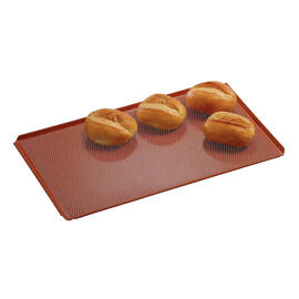 Lochblech GN 1/1 gelocht Aluminium 1,5 mm Silikon rot 4 Seiten Umschlag H 10 mm Produktbild