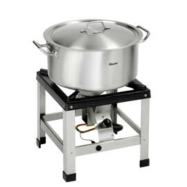 Kochtopf 25 ltr Edelstahl mit Deckel  Ø 430 mm  H 275 mm  | 2 Griffe Produktbild 2 S