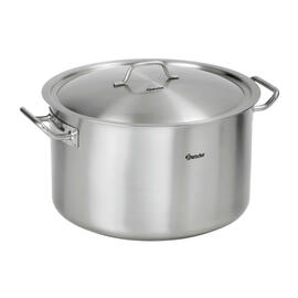 Kochtopf 30 ltr Edelstahl mit Deckel  Ø 430 mm  H 325 mm  | 2 Griffe Produktbild 3 S