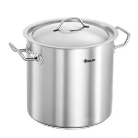 Kochtopf E11L-1 Edelstahl Ø 280 mm mit Deckel | induktionsgeeignet Produktbild