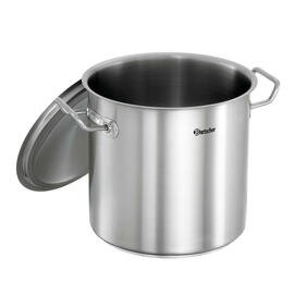 Kochtopf E11L-1 Edelstahl Ø 280 mm mit Deckel | induktionsgeeignet Produktbild 2 S