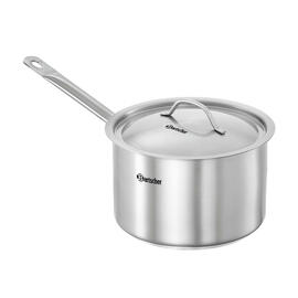 Kochtopf E4L-SG1 Edelstahl Ø 200 mm mit Deckel | induktionsgeeignet Produktbild