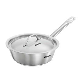 Bratpfanne E200-D1 Edelstahl Ø 200 mm mit Deckel | induktionsgeeignet Produktbild 7 S