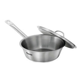 Bratpfanne E200-D1 Edelstahl Ø 200 mm mit Deckel | induktionsgeeignet Produktbild 6 S