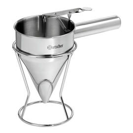 Teigportionierer Edelstahl mit Dosieröffnung Ø 8mm 0,8 ltr | Ständer Produktbild 4 S