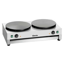 Crêpe-Backgerät 2CP400 mit 2 Backplatten Elektro 2 x 230 Volt 6000 Watt Produktbild 5 S
