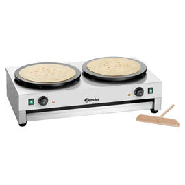 Crêpe-Backgerät 2CP400 mit 2 Backplatten Elektro 2 x 230 Volt 6000 Watt Produktbild