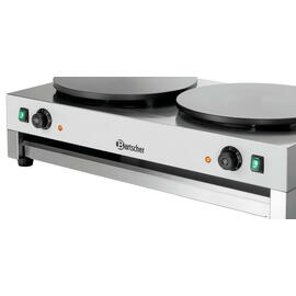 Crêpe-Backgerät 2CP400 mit 2 Backplatten Elektro 2 x 230 Volt 6000 Watt Produktbild 3 S