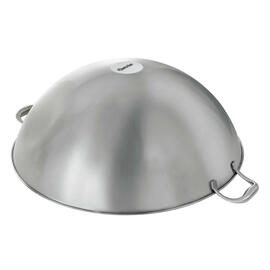 Wokpfanne W510F Edelstahl 22 ltr Ø 510 mm x 630 mm H 195 mm | flach | 2 Griffe Produktbild 5 S