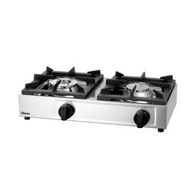 2-Flammen Gas-Tischkocher 11 kW | Platten nebeneinander Produktbild