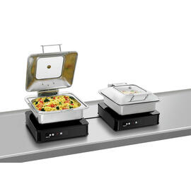 Induktionswarmhalteplatte IW3-SW 300 Watt 395 mm x 395 mm H 98 mm Produktbild 2 S