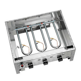 Gas-Tischbräter TB1000PF Aufsatzgerät 10 kW (Gas)  H 275 mm Produktbild 6 S