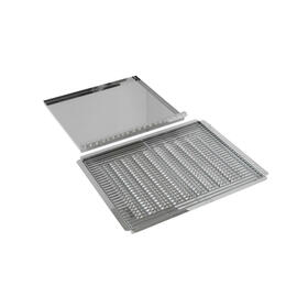 Grillrost-Set, bestehend aus Grillrost, Flammenabdeckung u. Fettauffangwanne für Gas-Kombi-Tischbräter, Gewicht: 10 kg Produktbild