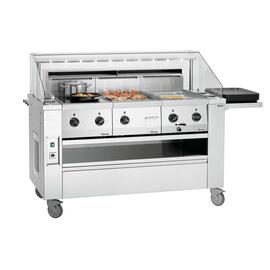 107279 Seitenablage KST3240 Plus, Material: CNS 18/10, inkl. Befestigungsmaterial, Maße: B 700 x T 350 x H 80 mm, Gewicht: 4 kg Produktbild 2 S