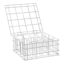 Mehrwegbecherkorb 500x500x235 weiß | 25 Fächer Produktbild 5 S
