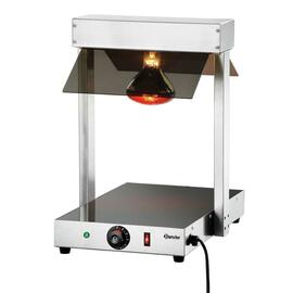 Infrarot-Wärmebrücke WL400 Edelstahl mit Warmhalteplatte  L 380 mm  B 555 mm  H 560 mm | Hustenschutz Produktbild 4 S