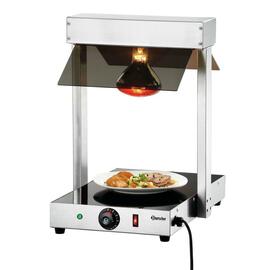Infrarot-Wärmebrücke WL400 Edelstahl mit Warmhalteplatte  L 380 mm  B 555 mm  H 560 mm | Hustenschutz Produktbild